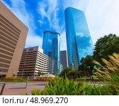 Houston downtown Smith St cityscape skyline Texas US USA. Стоковое фото, агентство Ingram Publishing / Фотобанк Лори