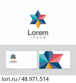 Logo design element with business card template 11. Стоковая иллюстрация, агентство Ingram Publishing / Фотобанк Лори