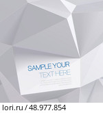 Abstract Low polygon geometry shape. Vector illustration. Low polygon geometry shape. Vector illustration. Стоковая иллюстрация, агентство Ingram Publishing / Фотобанк Лори