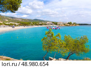 Majorca Platja Palmanova Portonovo beach in Calvia Mallorca at Balearic islands of Spain. Стоковое фото, агентство Ingram Publishing / Фотобанк Лори