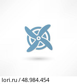 Fan Ventilator Vector icon. Стоковая иллюстрация, агентство Ingram Publishing / Фотобанк Лори