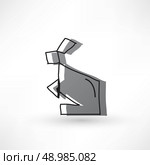 Creative Rabbit Icon. Стоковая иллюстрация, агентство Ingram Publishing / Фотобанк Лори