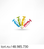 syringe icon. Стоковая иллюстрация, агентство Ingram Publishing / Фотобанк Лори
