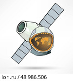 satellite station astronaut icon. Стоковая иллюстрация, агентство Ingram Publishing / Фотобанк Лори