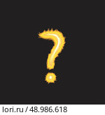 question mark icon in the fire. Стоковая иллюстрация, агентство Ingram Publishing / Фотобанк Лори