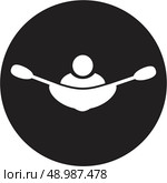 rowing icon. Стоковая иллюстрация, агентство Ingram Publishing / Фотобанк Лори