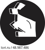 Creative Rabbit Icon. Стоковая иллюстрация, агентство Ingram Publishing / Фотобанк Лори