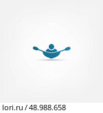 rowing - vector. Стоковая иллюстрация, агентство Ingram Publishing / Фотобанк Лори