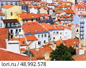 Lisbon cityscape, view of  the Alfama downtown. Стоковое фото, агентство Ingram Publishing / Фотобанк Лори