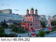 Москва. Знаменский собор в Зарядье. Редакционное фото, фотограф Литвяк Игорь / Фотобанк Лори