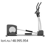elliptical cross trainer isolated on white background. Стоковое фото, агентство Ingram Publishing / Фотобанк Лори