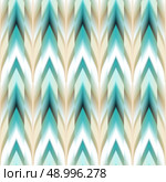 Vector seamless ikat ethnic pattern. Vector seamless ikat ethnic pattern. Boho design. Colored patten. Стоковая иллюстрация, агентство Ingram Publishing / Фотобанк Лори