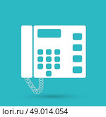 Telephone vector icon isolated. Стоковая иллюстрация, агентство Ingram Publishing / Фотобанк Лори