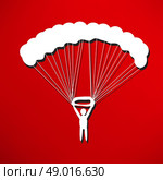 parachute icon. Стоковая иллюстрация, агентство Ingram Publishing / Фотобанк Лори