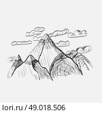 mountain landscape. Стоковая иллюстрация, агентство Ingram Publishing / Фотобанк Лори