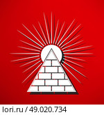 Pyramid. Стоковая иллюстрация, агентство Ingram Publishing / Фотобанк Лори