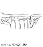 Water Dam vector image. Стоковая иллюстрация, агентство Ingram Publishing / Фотобанк Лори