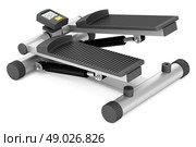 gym stepper isolated on white background. Стоковое фото, агентство Ingram Publishing / Фотобанк Лори