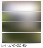 Abstract unfocused natural headers, blurred design vector. Стоковая иллюстрация, агентство Ingram Publishing / Фотобанк Лори