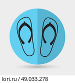 Beach slippers. Стоковая иллюстрация, агентство Ingram Publishing / Фотобанк Лори