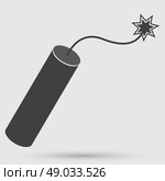 TNT dynamite bomb with burning fuse. Стоковая иллюстрация, агентство Ingram Publishing / Фотобанк Лори