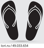 Beach slippers. Стоковая иллюстрация, агентство Ingram Publishing / Фотобанк Лори