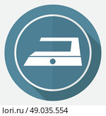 Steam iron icon. Стоковая иллюстрация, агентство Ingram Publishing / Фотобанк Лори