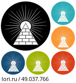 Pyramid. Стоковая иллюстрация, агентство Ingram Publishing / Фотобанк Лори