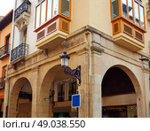 Logrono calle Portales street by Sain James Way in La Rioja. Стоковое фото, агентство Ingram Publishing / Фотобанк Лори
