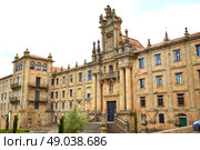 Santiago de Compostela end of Saint James Way San Matino Pinario monastery in Galicia Spain. Стоковое фото, агентство Ingram Publishing / Фотобанк Лори