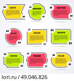 Inspirational quotes colored outlined icons set. Inspirational famous wise quotes for daily motivation in colored outlined shaped icons collection abstract isolated vector illustration. Стоковая иллюстрация, агентство Ingram Publishing / Фотобанк Лори