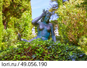 Santa Clotilde gardens in Lloret de Mar at Costa Brava of Catalonia Girona Spain. Стоковое фото, агентство Ingram Publishing / Фотобанк Лори