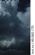 Lot of lightning during a thunderstorm. Стоковое видео, видеограф Михаил Коханчиков / Фотобанк Лори