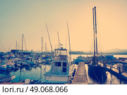 Fuerteventura Caleta del Fuste Puerto Castillo at Canary Islands of Spain. Стоковое фото, агентство Ingram Publishing / Фотобанк Лори
