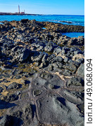 El Cotillo beach and Toston lighthouse at Fuerteventura Canary Islands. Стоковое фото, агентство Ingram Publishing / Фотобанк Лори