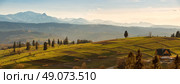 Panorama of snowy Tatra mountains in spring, south Poland. Malopolska. Стоковое фото, агентство Ingram Publishing / Фотобанк Лори