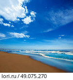 Tavernes de Valldigna beach dunes in Valencia of Spain. Стоковое фото, агентство Ingram Publishing / Фотобанк Лори
