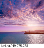 Cullera Xuquer river mouth Jucar in Valencia of Spain. Стоковое фото, агентство Ingram Publishing / Фотобанк Лори