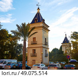 Valencia La Alameda San Felipe tower Albereda in Spain. Стоковое фото, агентство Ingram Publishing / Фотобанк Лори