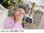scene at the funerarium. Стоковое фото, агентство Ingram Publishing / Фотобанк Лори