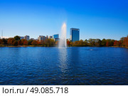 Houston Hermann park conservancy Mcgovern lake in Texas. Стоковое фото, агентство Ingram Publishing / Фотобанк Лори