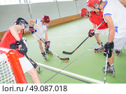 intensity of a hockey game. Стоковое фото, агентство Ingram Publishing / Фотобанк Лори
