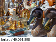 Antiques traditional market outdoor in Spain. Стоковое фото, агентство Ingram Publishing / Фотобанк Лори