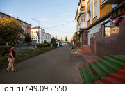 Городской пейзаж. Улица Ленина. Ефремов. Тульская область. Редакционное фото, фотограф Сергей Афанасьев / Фотобанк Лори