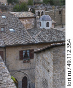 Elevated view of buildings, Orvieto, Terni Province, Umbria, Italy. Стоковое фото, агентство Ingram Publishing / Фотобанк Лори