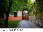 Zamora Calle Troncoso street arch in Spain. Стоковое фото, агентство Ingram Publishing / Фотобанк Лори
