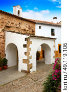 Caceres juderia Ermita saint Antonio in Spain Jewish quarter hermitage. Стоковое фото, агентство Ingram Publishing / Фотобанк Лори