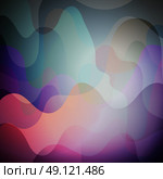 Bright color pattern, colorful design with overlapping shapes forming abstract beautiful background. Perfect backdrop for project of brochure or flyer. Стоковая иллюстрация, агентство Ingram Publishing / Фотобанк Лори