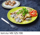 Pancakes for Shrove Tuesday. Стоковое фото, агентство Ingram Publishing / Фотобанк Лори