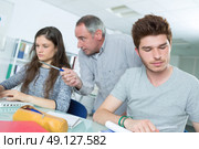 students at the informatics and programming lesson. Стоковое фото, агентство Ingram Publishing / Фотобанк Лори